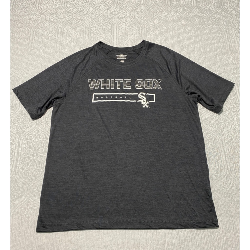Genuine Merchandise MLB Chicago White Sox Mens Large Gray Performance T-Shirt